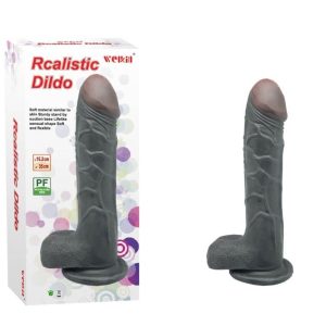 Charmly Realistic Dildo Black_B0O50_1 ViPstore.hu - Erotika Webáruház - Szexshop
