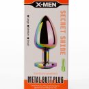 X-MEN Secret Shine Metal Butt Plug Rainbowheart L | ViPstore.hu - Erotika webáruház #1 - EAN 5999560515985 | SKU XMEN000146