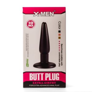 X-Men 10" Extra Girthy Butt Plug Black I_B0O50_1 ViPstore.hu - Erotika Webáruház - Szexshop