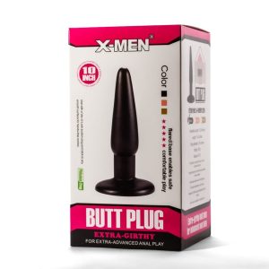 X-Men 10" Extra Girthy Butt Plug Black I_B0O50_1 ViPstore.hu - Erotika Webáruház - Szexshop 2