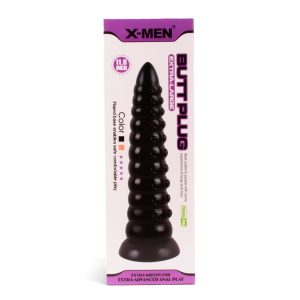 X-MEN 11.6 inch Butt Plug Black ViPstore.hu - Erotika Webáruház - Szexshop