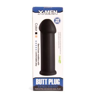 X-MEN 10 inch Butt Plug Black ViPstore.hu - Erotika Webáruház - Szexshop