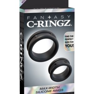 Max-Width Silicone Rings  Black ViPstore.hu - Erotika Webáruház - Szexshop