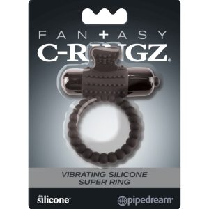 Vibrating Silicone Super Ring  Black ViPstore.hu - Erotika Webáruház - Szexshop
