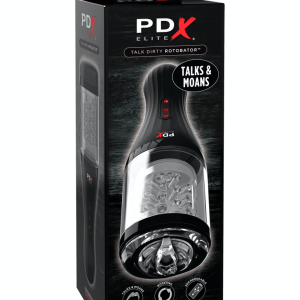 Talk Dirty Rotobator  Clear/Black ViPstore.hu - Erotika Webáruház - Szexshop