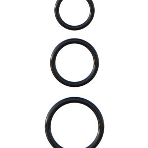 Silicone 3-Ring Stamina Set Black ViPstore.hu - Erotika Webáruház - Szexshop 2