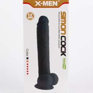 X-Men Louis 12" Cock Black ViPstore.hu - Erotika Webáruház - Szexshop