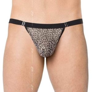 Mens Thong 4528 – grey panther {} OneSize ViPstore.hu - Erotika Webáruház - Szexshop