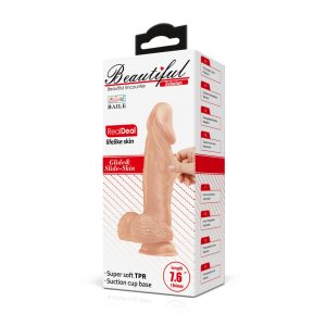 Beautiful Zebulon 7,6 " Dildo Flesh ViPstore.hu - Erotika Webáruház - Szexshop