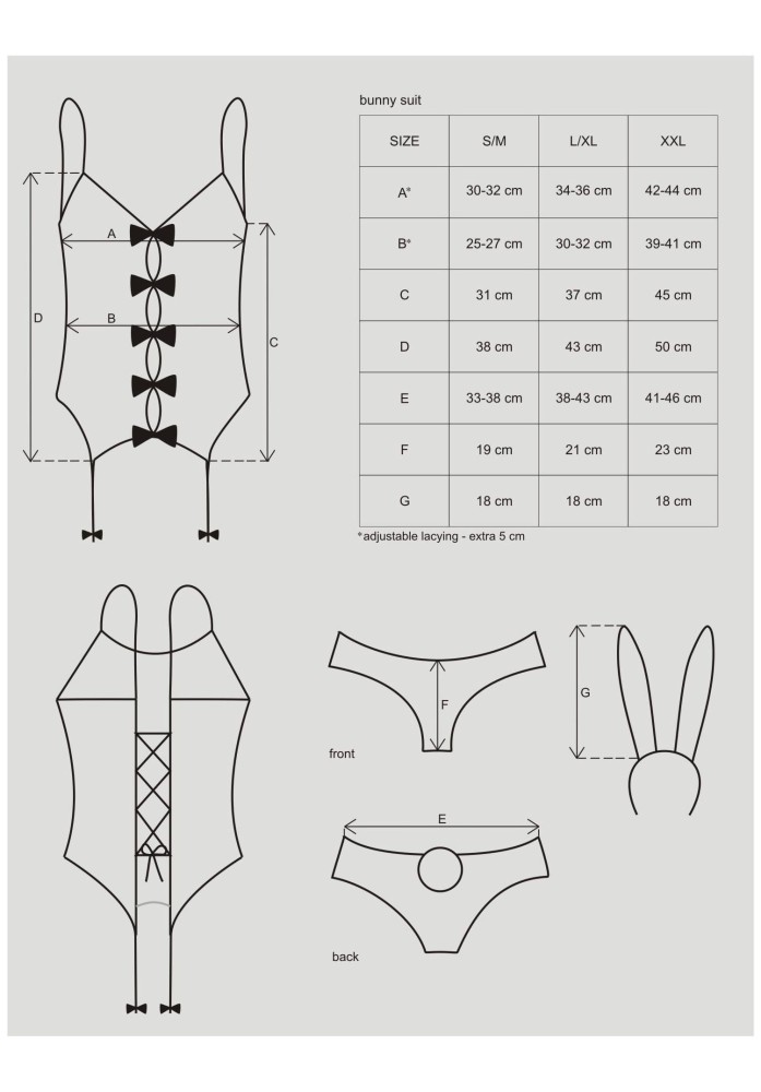 Bunny suit 4 pcs costume pink L/XL ViPstore.hu - Erotika Webáruház - Szexshop 3 Bunny suit 4 pcs costume pink L/XL ViPstore.hu - Erotika Webáruház - Szexshop 3