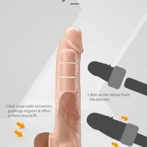 Pretty Love Extension Penis Sleeve 10,2" Flesh ViPstore.hu - Erotika Webáruház - Szexshop 2