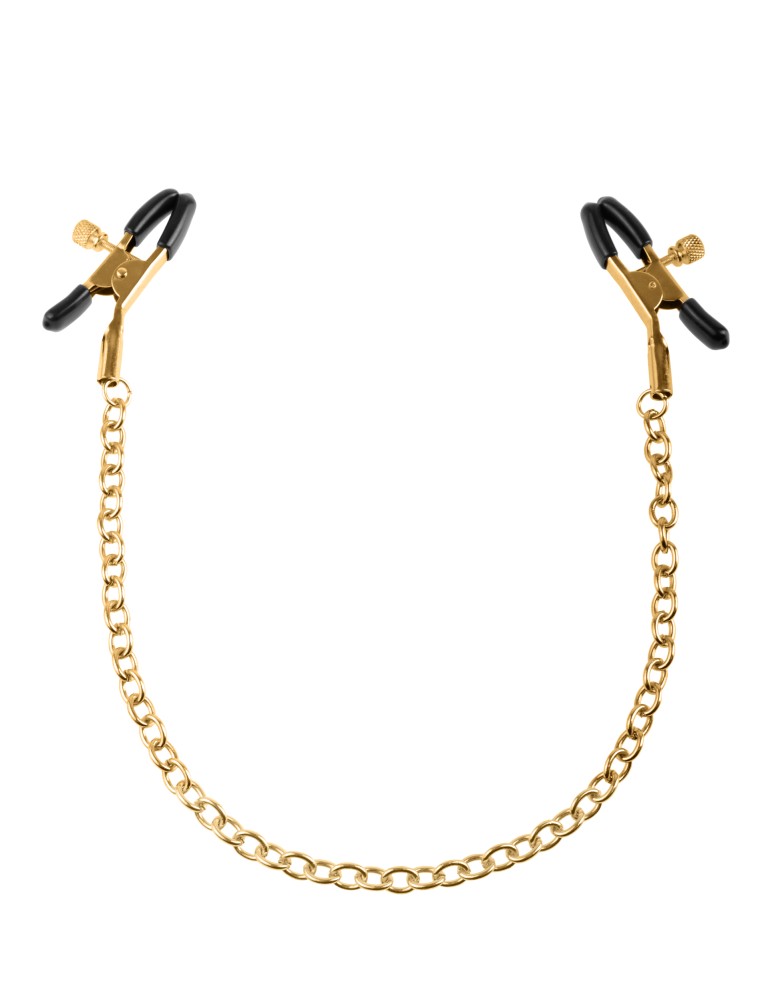 Chain Nipple Clamps Gold/Black ViPstore.hu - Erotika Webáruház - Szexshop 3 Chain Nipple Clamps Gold/Black ViPstore.hu - Erotika Webáruház - Szexshop 3