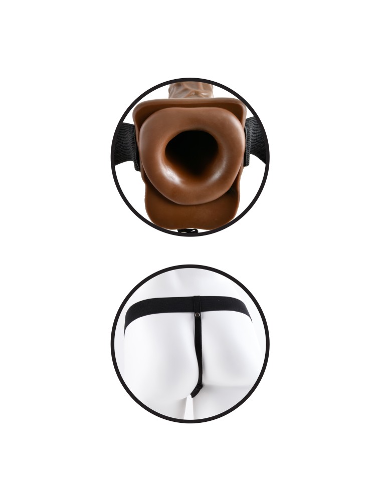 7" Hollow Strap-On with Ball Brown/Black ViPstore.hu - Erotika Webáruház - Szexshop 4 7" Hollow Strap-On with Ball Brown/Black ViPstore.hu - Erotika Webáruház - Szexshop 4