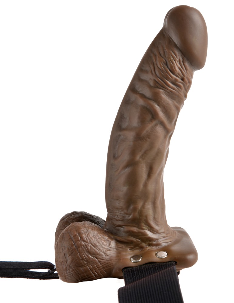 7" Hollow Strap-On with Ball Brown/Black ViPstore.hu - Erotika Webáruház - Szexshop 3 7" Hollow Strap-On with Ball Brown/Black ViPstore.hu - Erotika Webáruház - Szexshop 3