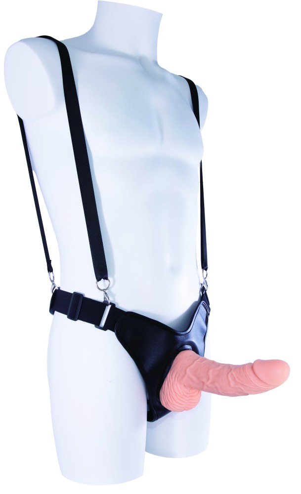 AROUND 7.5" SILICONE HOLLOW STRAP ON WITH PU HARNESS ViPstore.hu - Erotika Webáruház - Szexshop 2 AROUND 7.5" SILICONE HOLLOW STRAP ON WITH PU HARNESS ViPstore.hu - Erotika Webáruház - Szexshop 2