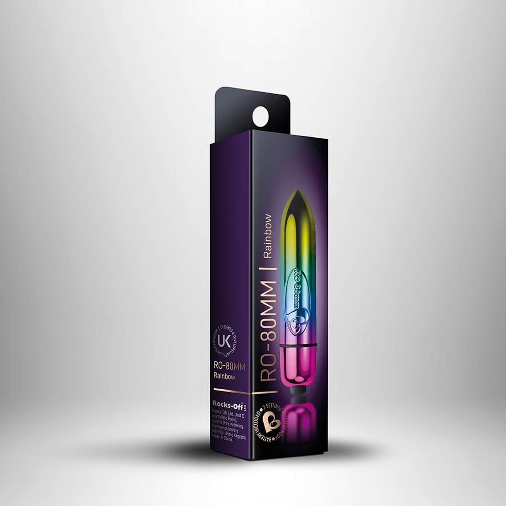 RO-80 mm 7 Speed Rainbow | ViPstore.hu - Erotika webáruház #1 - EAN 811041012866 | SKU ROCKS00237
