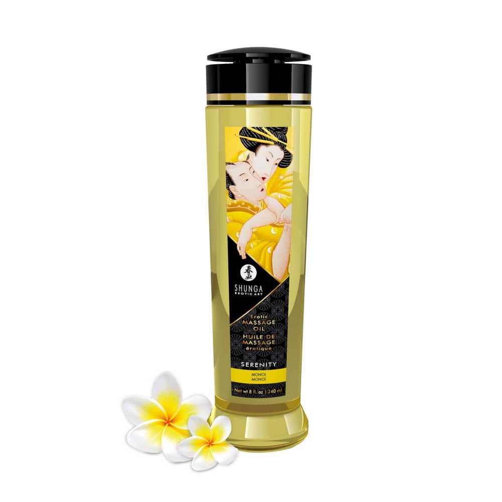 EROTIC MASSAGE OIL 240 ml / 8 oz MONOI | ViPstore.hu - Erotika webáruház #2 - EAN 697309012133 | SKU SHUNGA0199