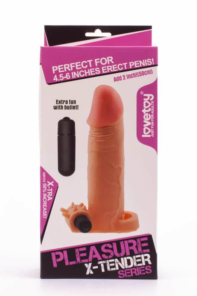 Pleasure X-Tender Vibrating Penis Sleeve #2 | ViPstore.hu - Erotika webáruház #1 - EAN 6970260909990 | SKU LVTOY00055