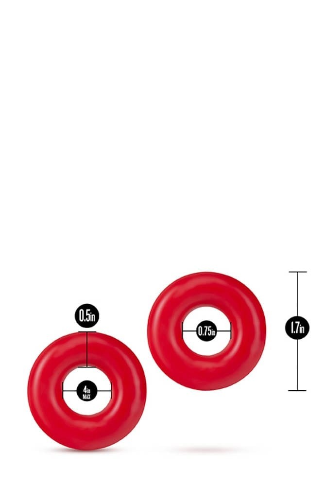 STAY HARD DONUT RINGS OVERSIZED RED | ViPstore.hu - Erotika webáruház #4 - EAN 850002870251 | SKU BLUSH01263