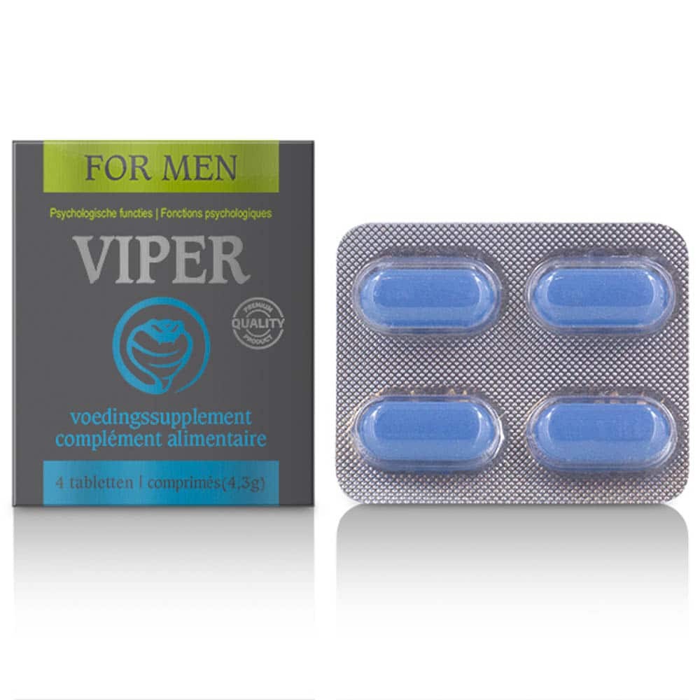 Viper for Men - 4 tabs (FR) | ViPstore.hu - Erotika webáruház #1 - EAN 8718546540998 | SKU COBECO0272