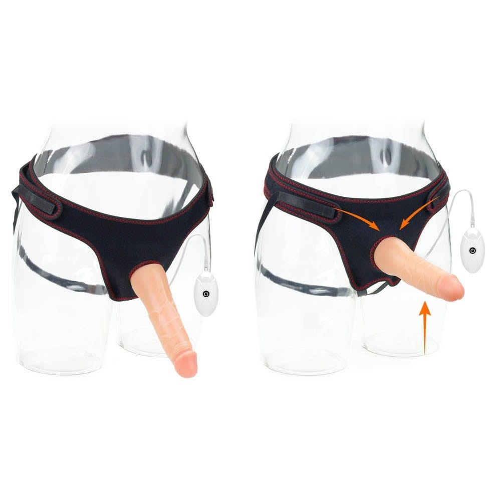 Vibrating Easy Strapon Set 7.5'' | ViPstore.hu - Erotika webáruház #4 - EAN 6970260908665 | SKU LVTOY00614