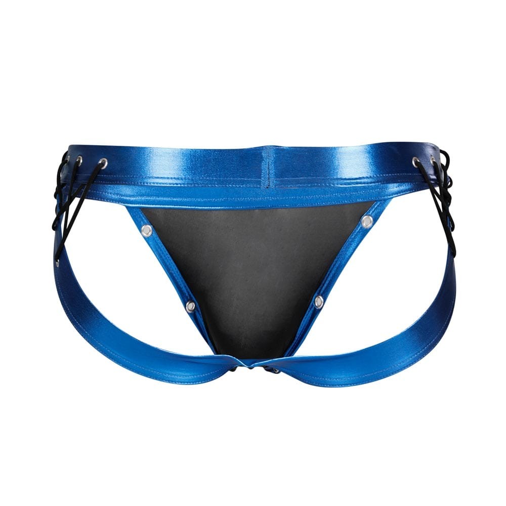 C4M-Desire Jockstrap-BlueLeatherette-L | ViPstore.hu - Erotika webáruház #5 - EAN 3760294775769 | SKU C4M0000018
