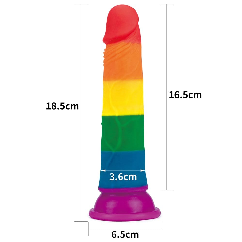 7'' Prider Dildo | ViPstore.hu - Erotika webáruház #7 - EAN 6970260908023 | SKU LVTOY00538