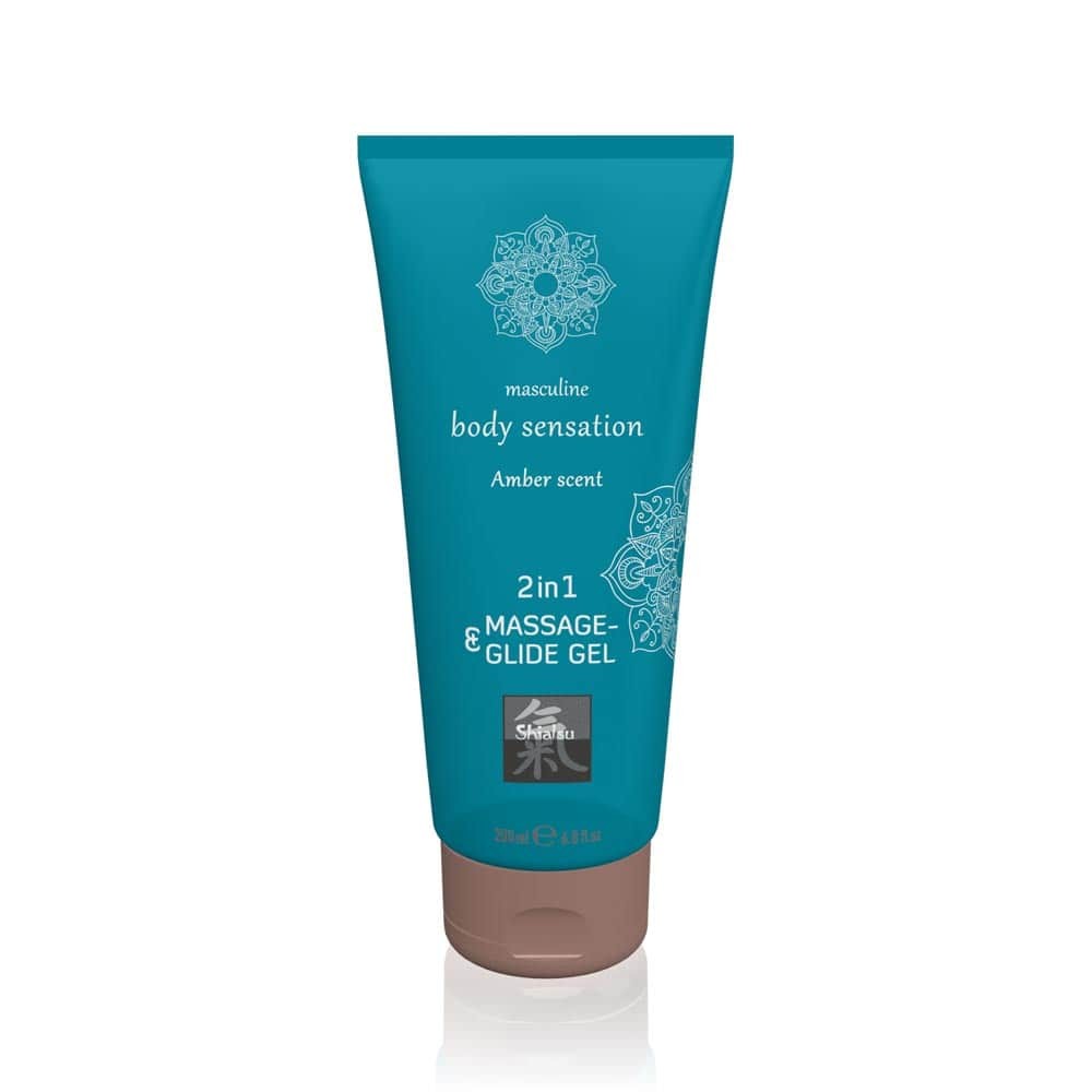 Massage- & Glide Gel 2 in 1 - Amber scent 200ml | ViPstore.hu - Erotika webáruház #1 - EAN 4042342005011 | SKU HOT0067073