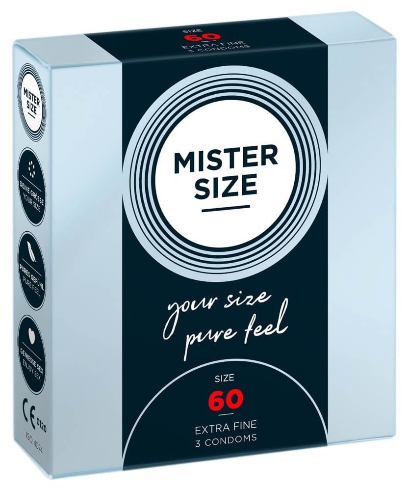 MISTER SIZE 60 mm Condoms 3 pieces | ViPstore.hu - Erotika webáruház #1 - EAN 4260605480133 | SKU MISTER6003