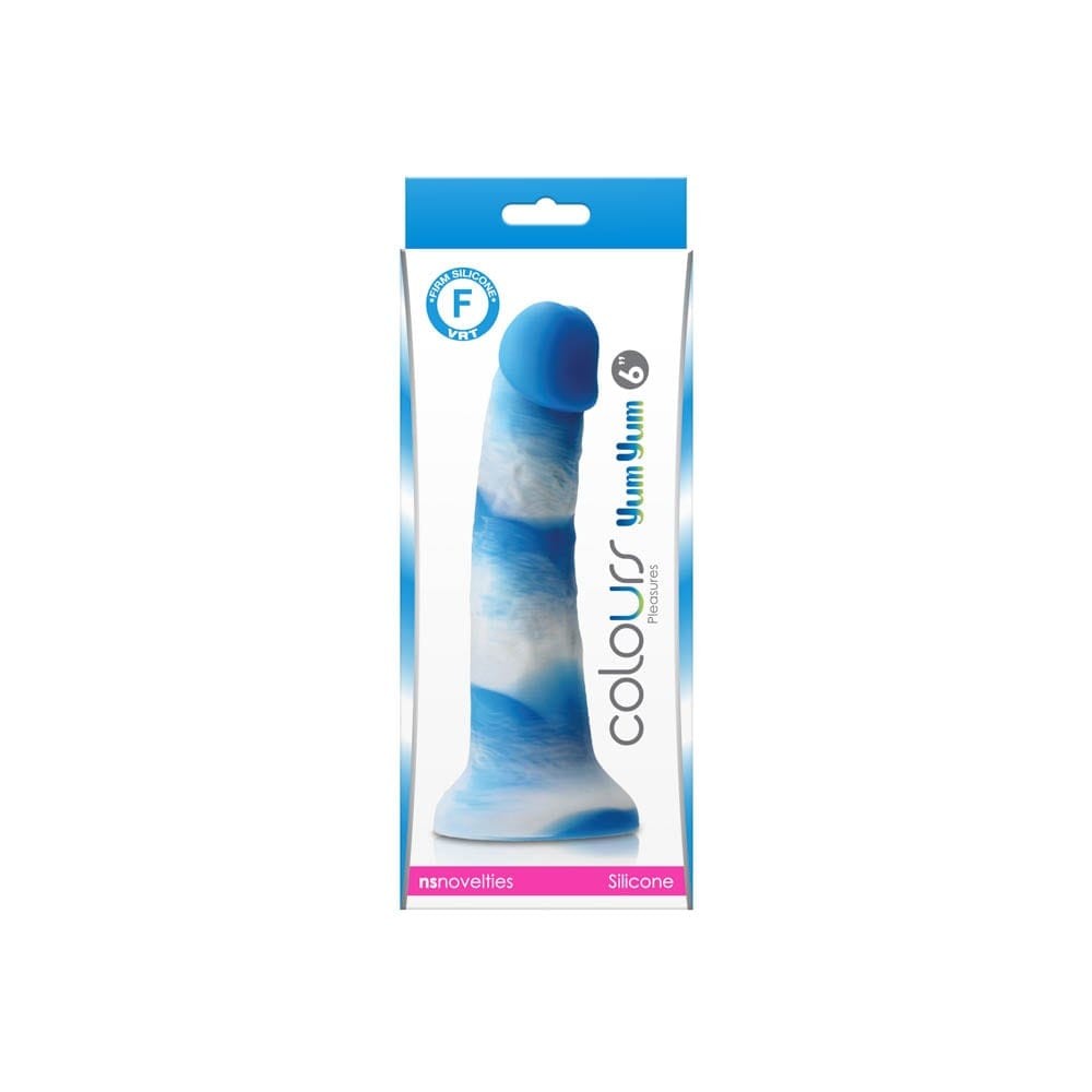 Colours - Pleasures - Yum Yum 6" Dildo - Blue_B0O25_3 | ViPstore.hu - Erotika webáruház #1 - EAN 657447103933 | SKU NSTOYS0865