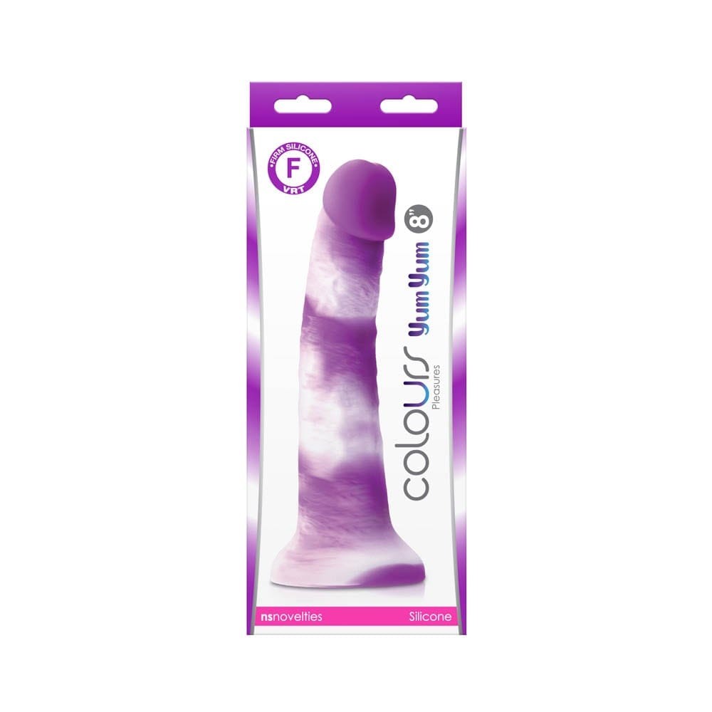 Colours - Pleasures - Yum Yum  8" Dildo - Purple | ViPstore.hu - Erotika webáruház #1 - EAN 657447103988 | SKU NSTOYS0870