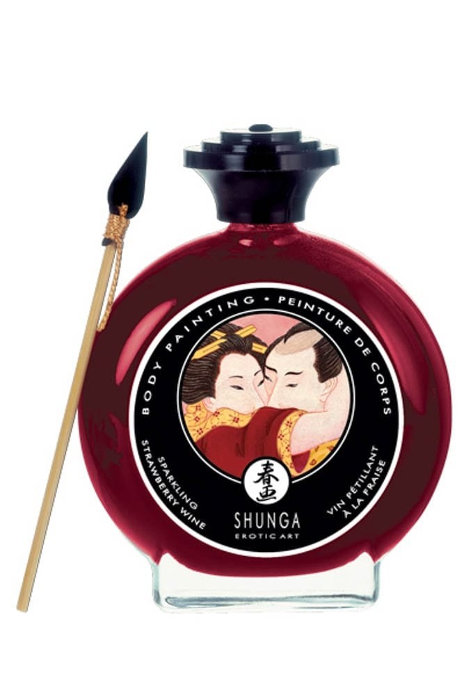 Champagne & Strawberry Bodypaint 100ml | ViPstore.hu - Erotika webáruház #1 - EAN 697309070027 | SKU SHUNGA0055