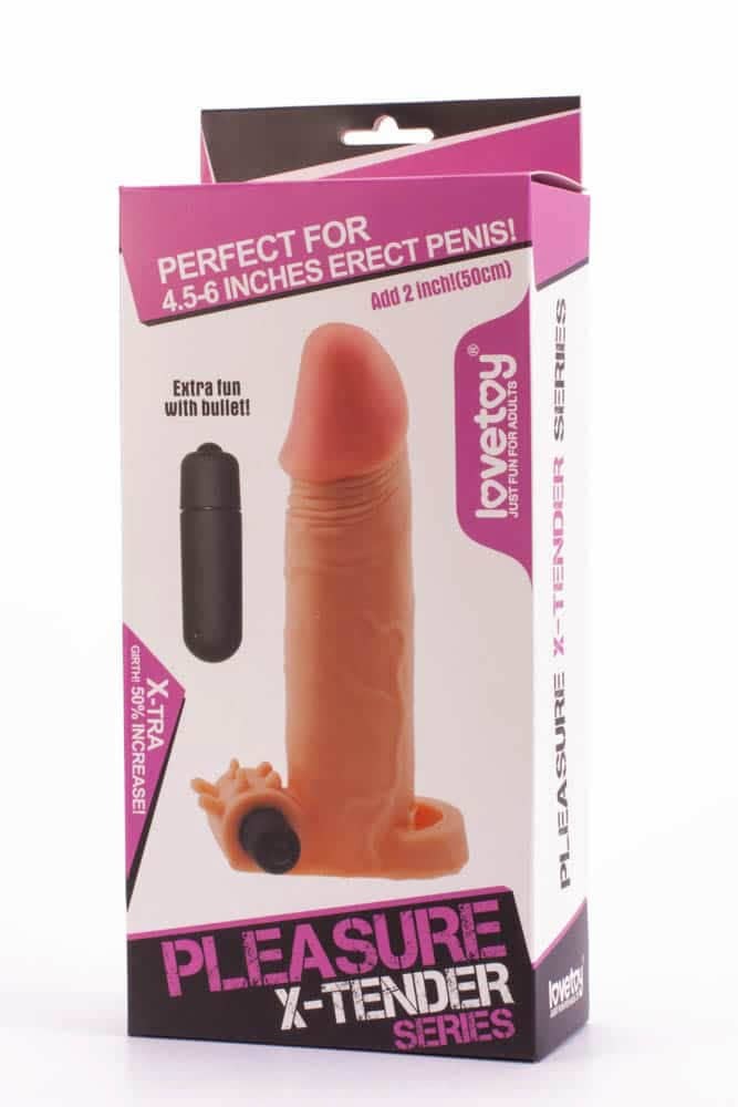 Pleasure X-Tender Vibrating Penis Sleeve #2 | ViPstore.hu - Erotika webáruház #2 - EAN 6970260909990 | SKU LVTOY00055