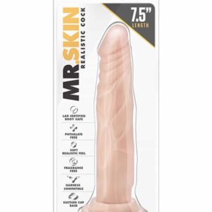 Mr. Skin Realistic Cock Basic 7.5 inch Beige | ViPstore.hu - Erotika webáruház #1 - EAN 735380261139 | SKU BLUSH00445