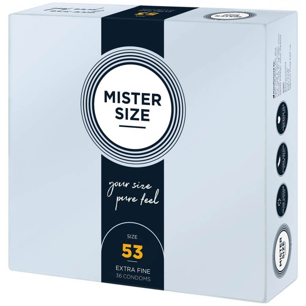 MISTER SIZE 53 mm Condoms 36 pieces | ViPstore.hu - Erotika webáruház #1 - EAN 4260605480096 | SKU MISTER5336