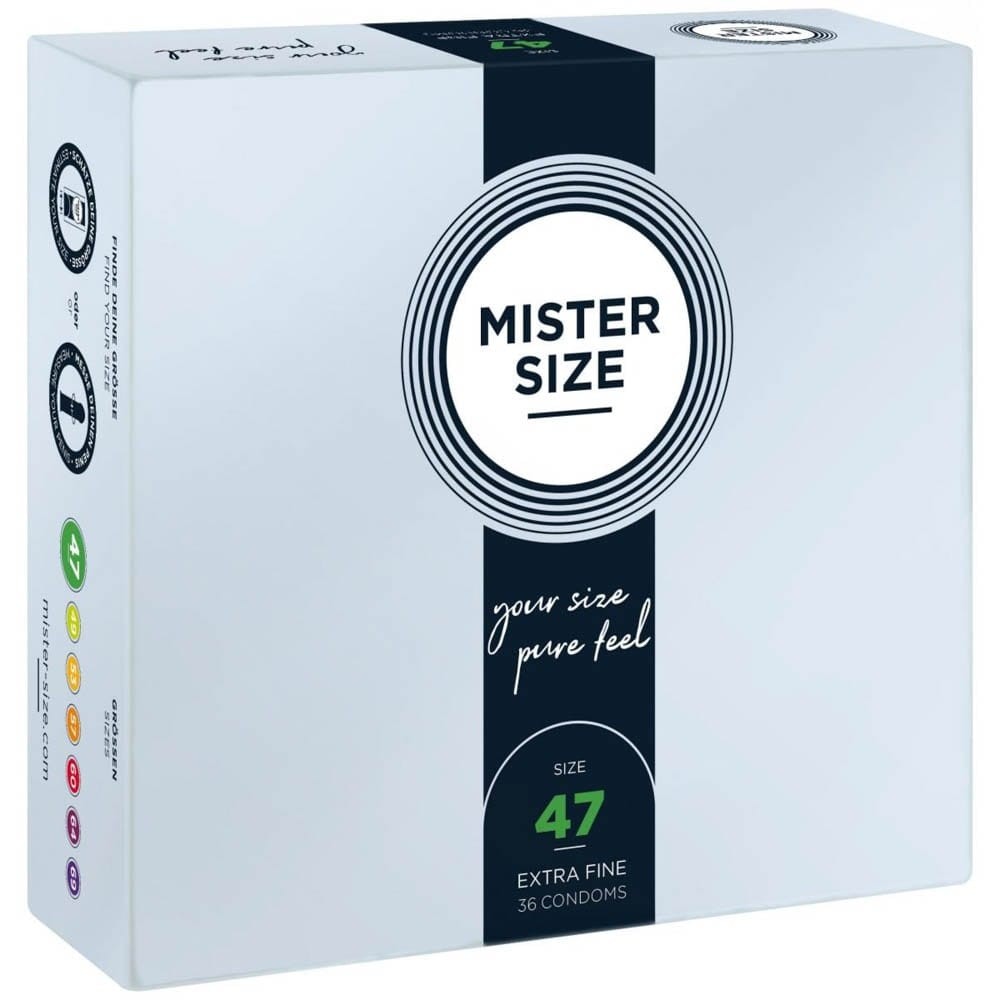 MISTER SIZE 47 mm Condoms 36 pieces | ViPstore.hu - Erotika webáruház #2 - EAN 4260605480034 | SKU MISTER4736