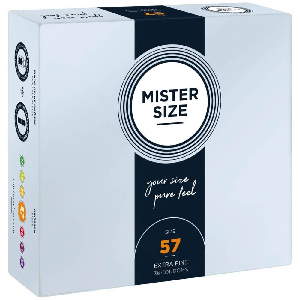 MISTER SIZE 57 mm Condoms 36 pieces | ViPstore.hu - Erotika webáruház #2 - EAN 4260605480126 | SKU MISTER5736