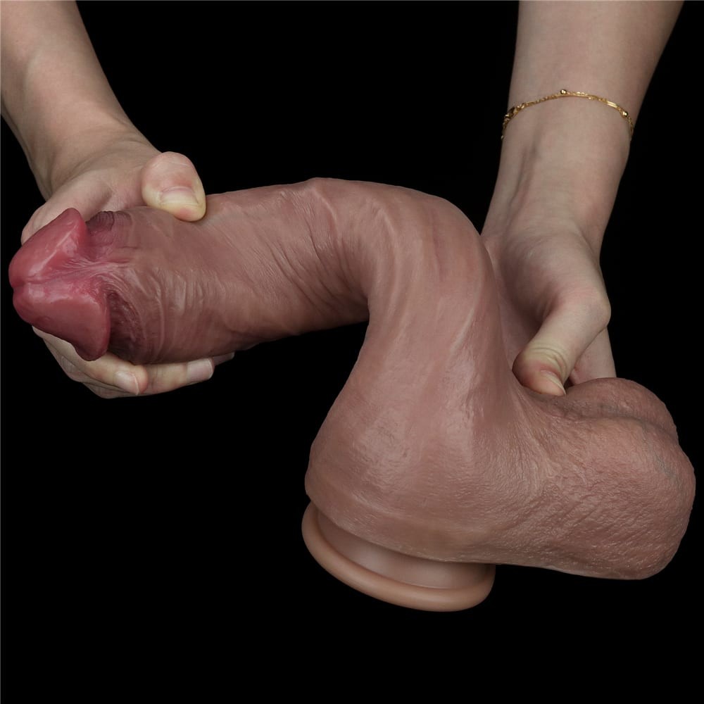 10.5'' Dual-Layered Silicone Nature Cock | ViPstore.hu - Erotika webáruház #7 - EAN 6970260909501 | SKU LVTOY00555