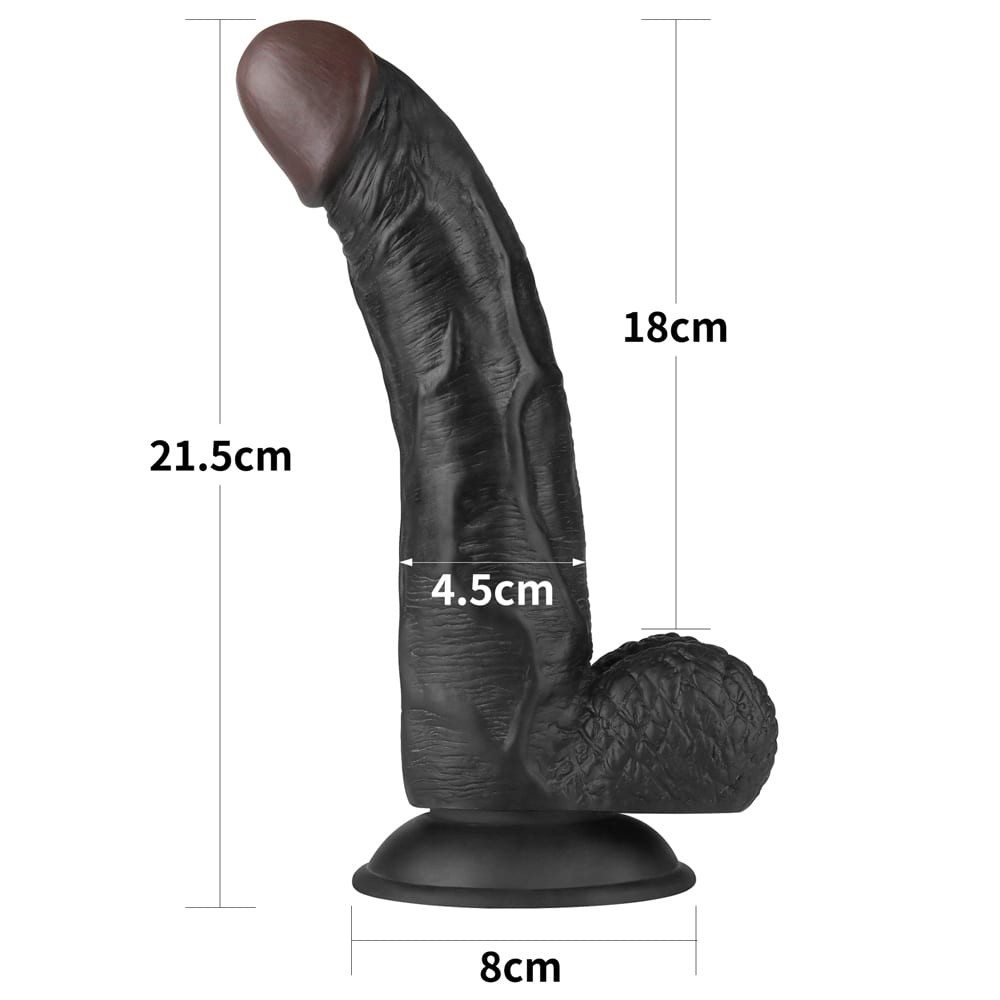 Easy Strapon Set 8.5" Black | ViPstore.hu - Erotika webáruház #8 - EAN 6970260903936 | SKU LVTOY00674