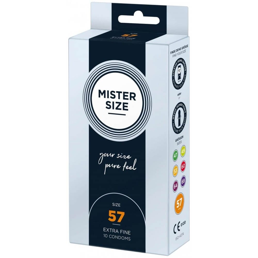MISTER SIZE 57 mm Condoms 10 pieces | ViPstore.hu - Erotika webáruház #1 - EAN 4260605480119 | SKU MISTER5710