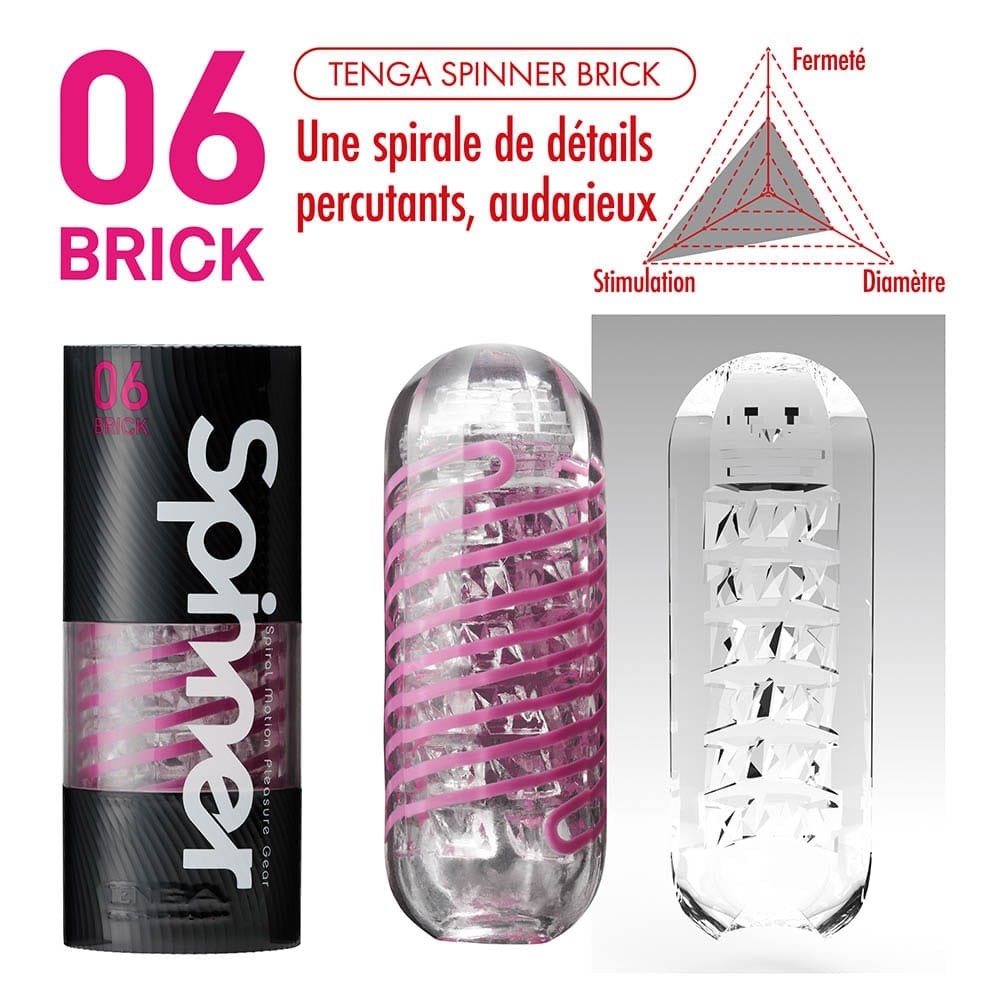 TENGA SPINNER - 06 BRICK | ViPstore.hu - Erotika webáruház #2 - EAN 4570030970988 | SKU TENGA00171
