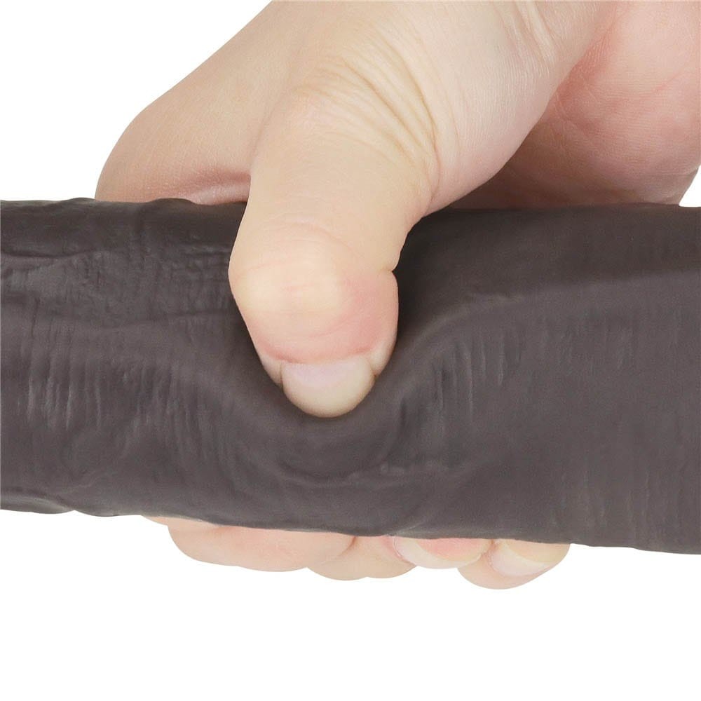 10'' Dual Layered Silicone Rotator Brown | ViPstore.hu - Erotika webáruház #9 - EAN }