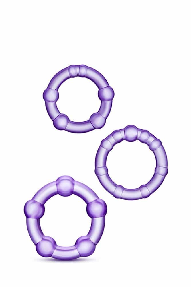 Stay Hard Beaded Cockrings Purple | ViPstore.hu - Erotika webáruház #2 - EAN 853858007024 | SKU BLUSH00523