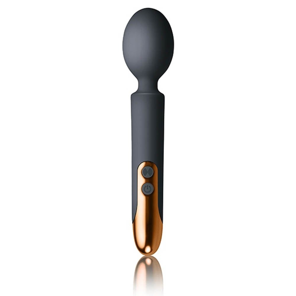 Oriel Rechargeable Wand - Black and Copper | ViPstore.hu - Erotika webáruház #2 - EAN 811041014075 | SKU ROCKS00343