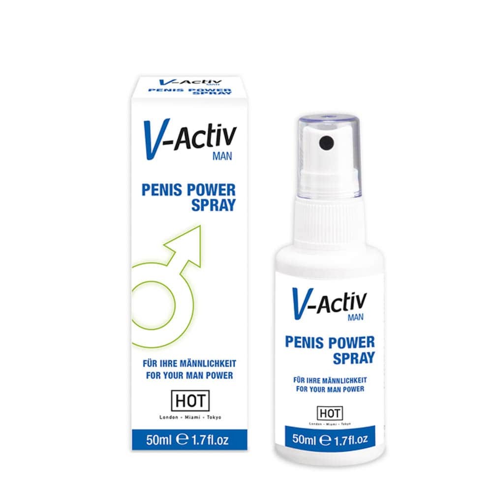 HOT V-Activ penis power spray for men 50 ml | ViPstore.hu - Erotika webáruház #1 - EAN 4042342001334 | SKU HOT0044560