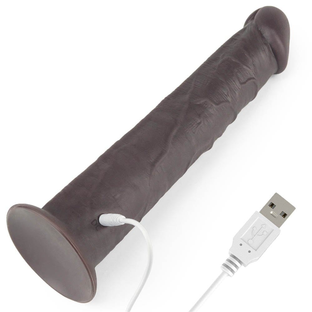 10'' Dual Layered Silicone Rotator Brown | ViPstore.hu - Erotika webáruház #2 - EAN 6970260900652 | SKU LVTOY00635
