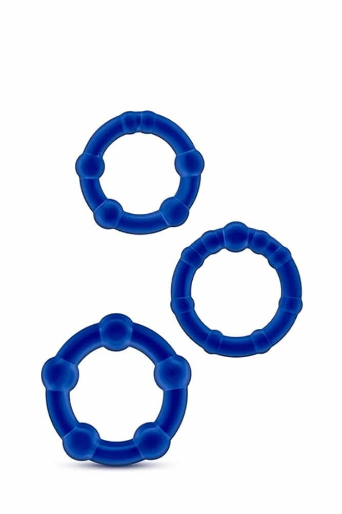 Stay Hard Beaded Cockrings Blue | ViPstore.hu - Erotika webáruház #2 - EAN 853858007048 | SKU BLUSH00525