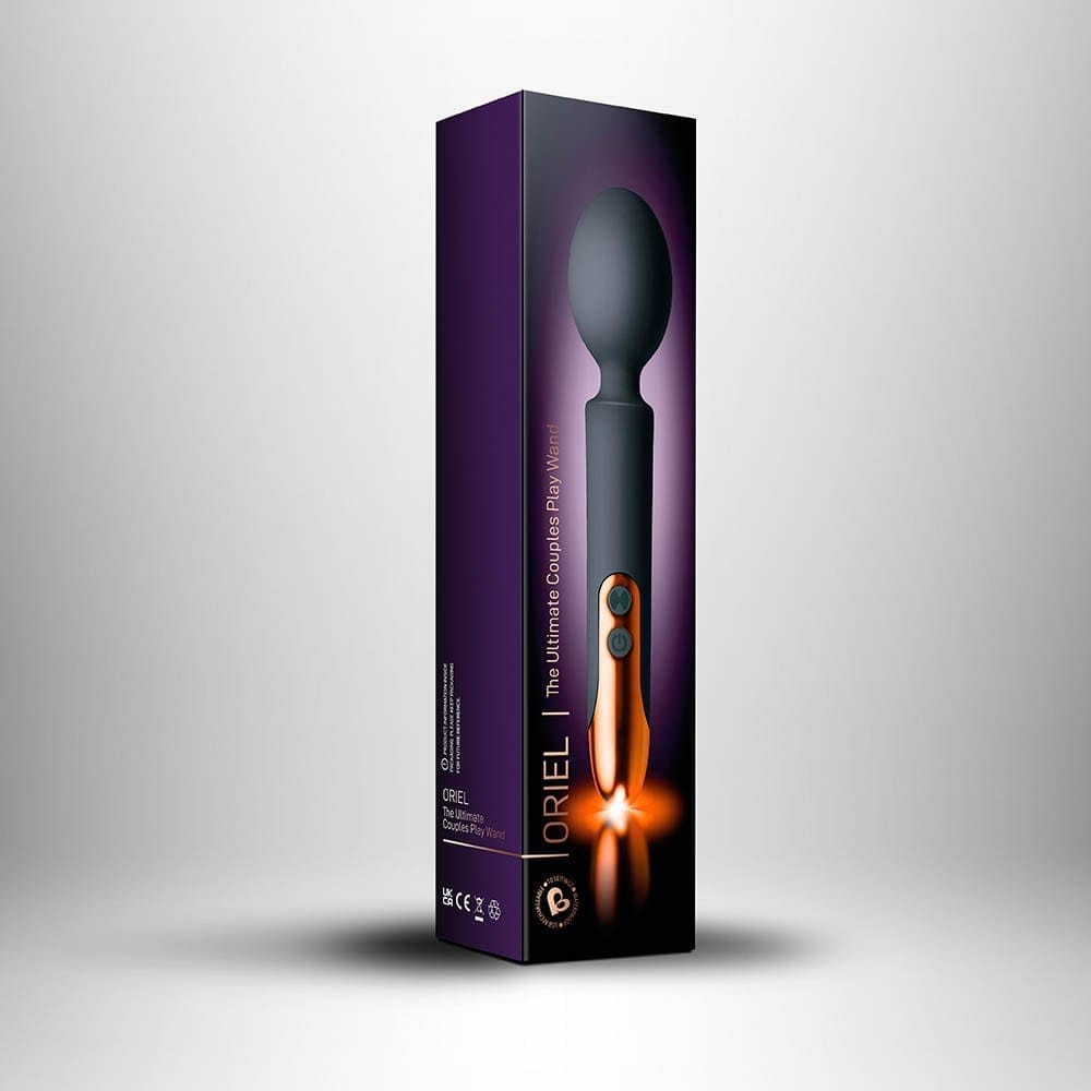 Oriel Rechargeable Wand - Black and Copper | ViPstore.hu - Erotika webáruház #5 - EAN 811041014075 | SKU ROCKS00343