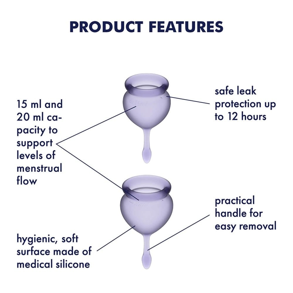 Feel Good Menstrual Cup Lilla | ViPstore.hu - Erotika webáruház #4 - EAN 4061504002101 | SKU SATISFY153