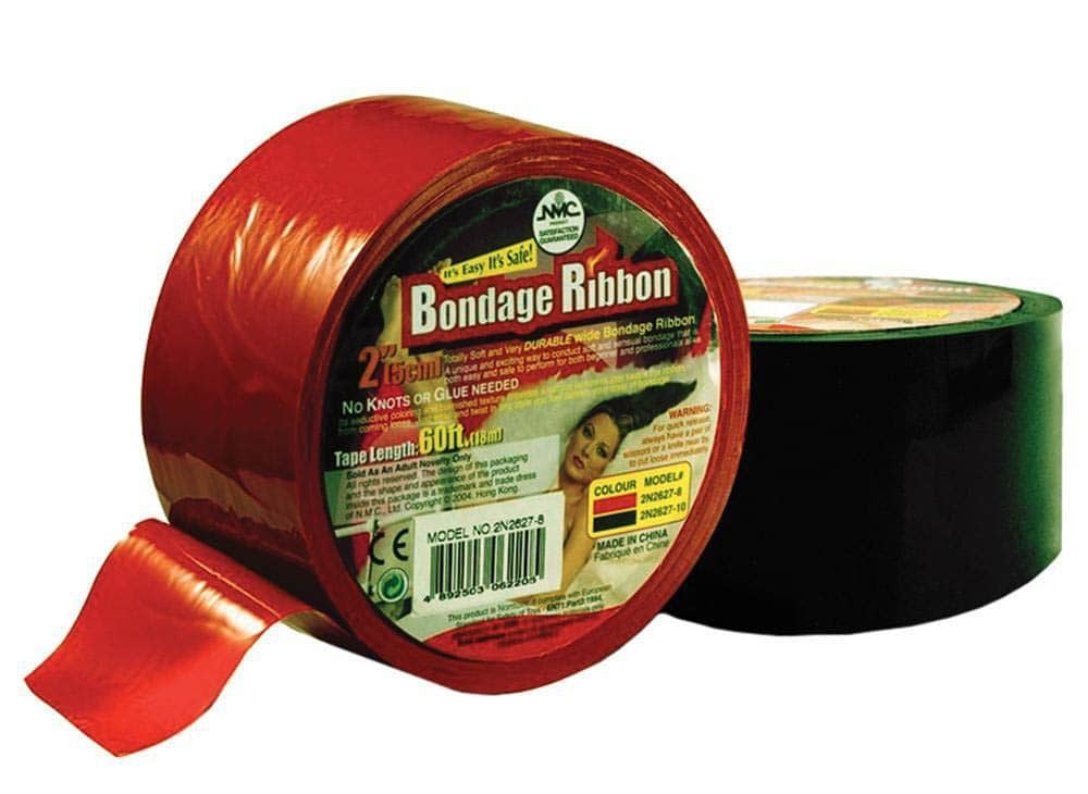 Bondage Ribbon 5cm/18mtr Red | ViPstore.hu - Erotika webáruház #1 - EAN 4892503062205 | SKU NMC0000793